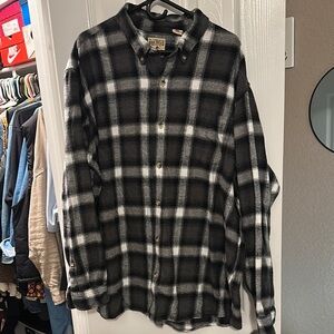 Redhead head Co| Black and White flannel Shirt